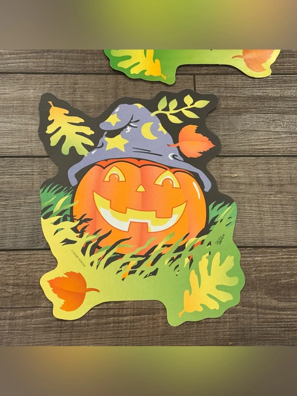 Vintage Halloween Party Decorations Wind Streamer Banner Honeycomb & Die Cut